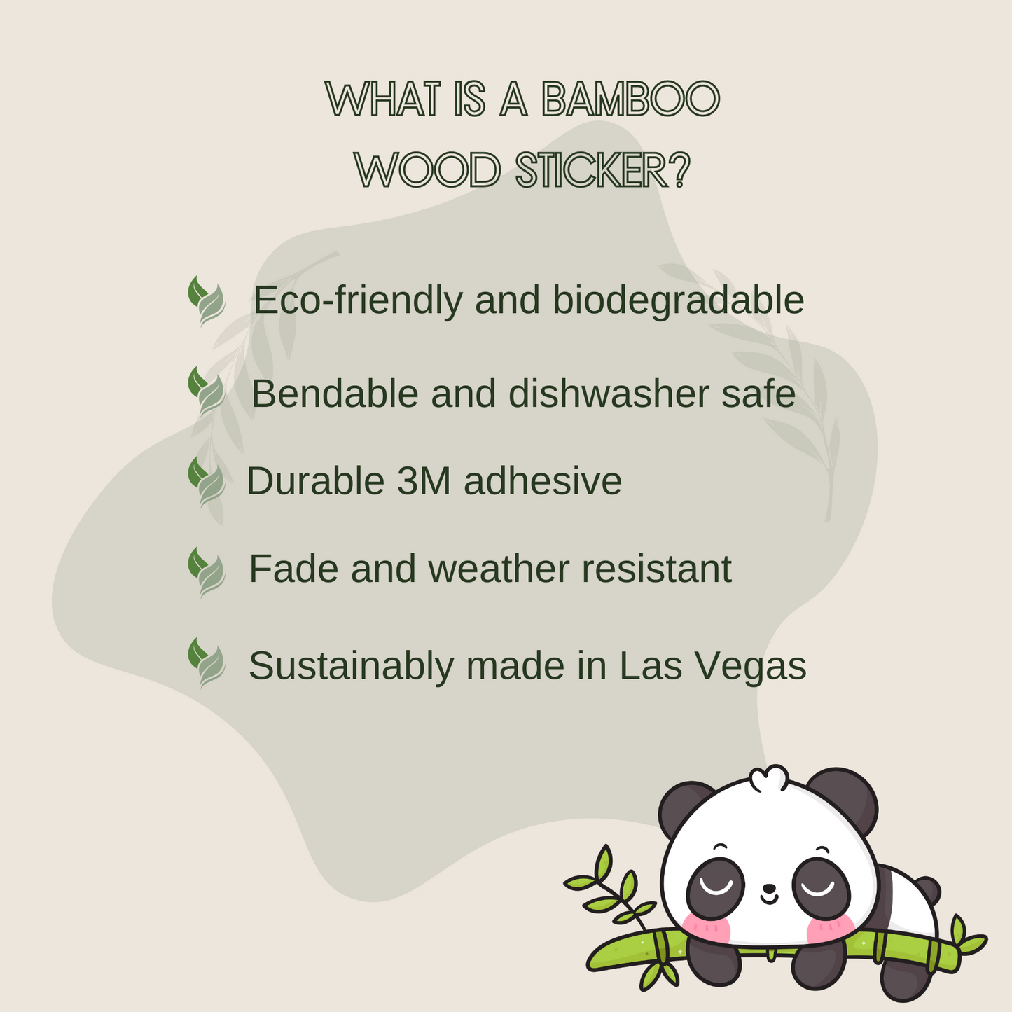 Ankylosaurus Dinosaur Bamboo Wood Sticker, Made in Las Vegas